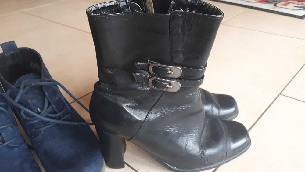 Cizme piele, ghete piele, ghete piele intoarsa numarul 36