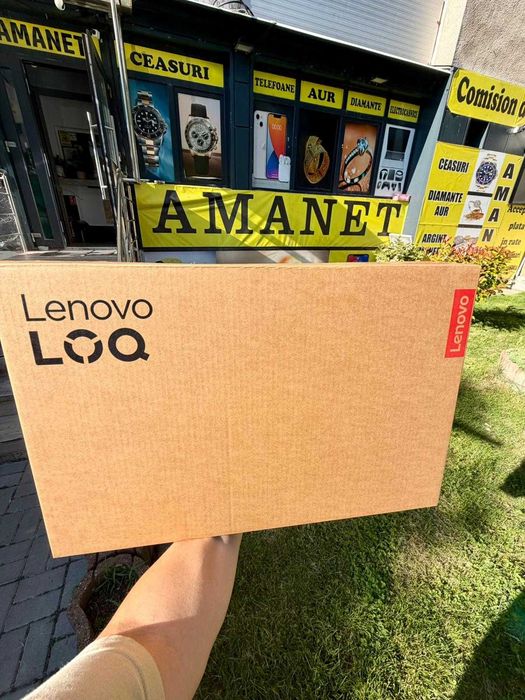 Laptop Gaming LENOVO LOQ 15.6"/AMD Ryzen 5 /12GB DDR5 /512GB SSD / Garantie 12.2028 - NOU