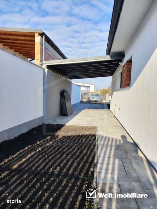 Casa moderna, 120mp utili, 38mp terasa, Popesti, 12km pana la gara Clu