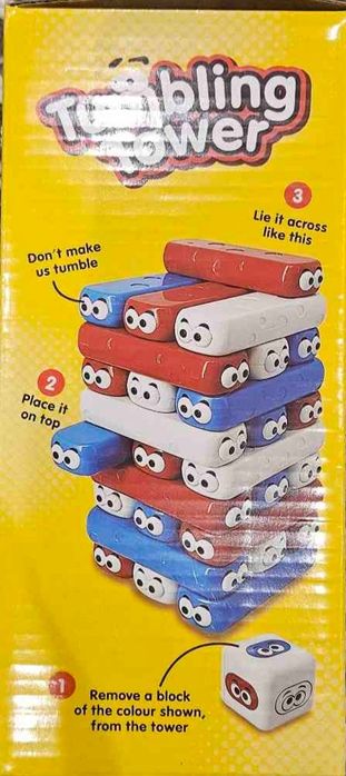 Tumbling tower кубчета jenga, занимателна игра