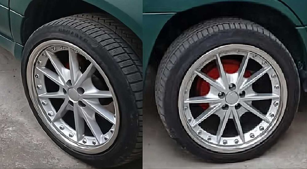 17" алуминиеви джанти 5x100 с зимни гуми 225/45 R17 от Subaru Forester
