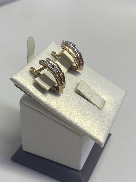 Золотые серьги #КН1276