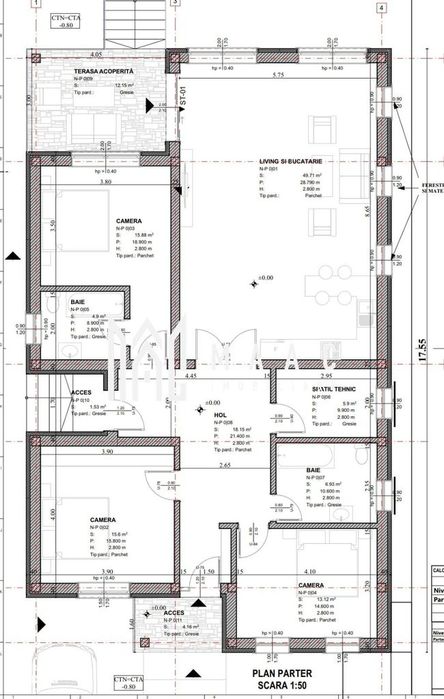 Casa pe un singur nivel | 500 mp teren | Selimbar