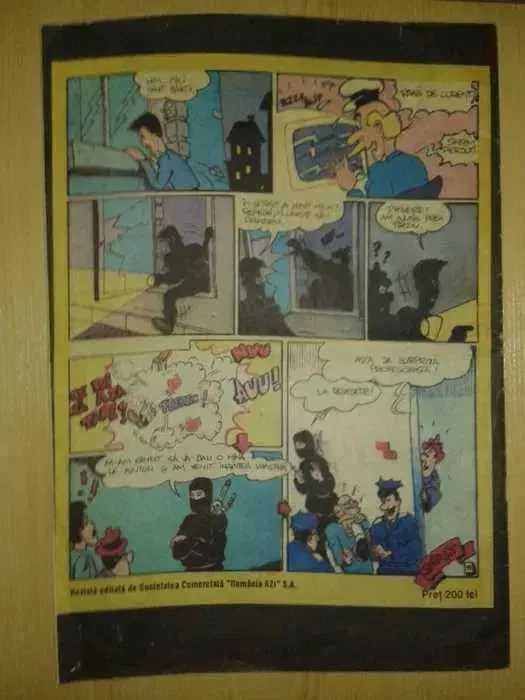 Revista romaneasca de benzi desenate Aventurile Unui Ninja- Competitia
