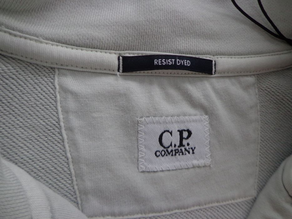 Мъжки суичър C.P. Company Cotton Diagonal Fleece Half Zip Sweater