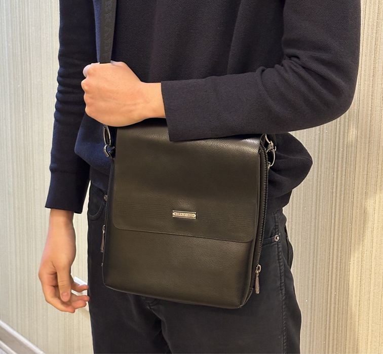 Кожанная сумка Bradford через плечо