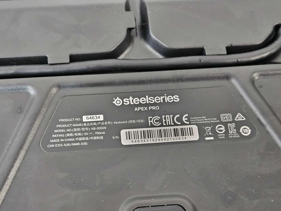 SteelSeries Apex Pro | Механична геймърска клавиатура | OmniPoint | RGB | OLED дисплей
