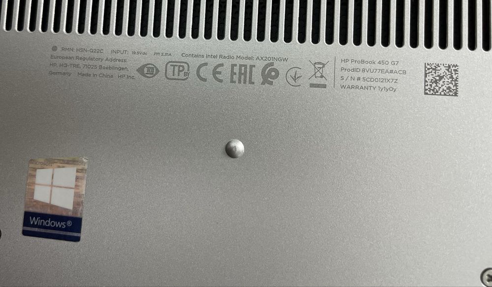 Продам ноутбук HP