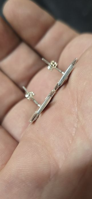 Cercei argint cruce malteza