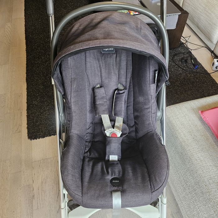 Carucior 3 in 1 Inglesina Trilogy Plus Quattro Pantelelerria, Alb
