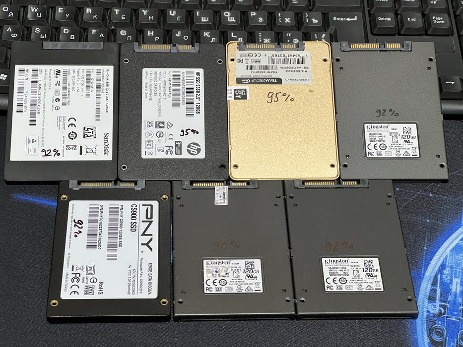 Ssd 128gb, 240gb, 256gb, OZU DDR4