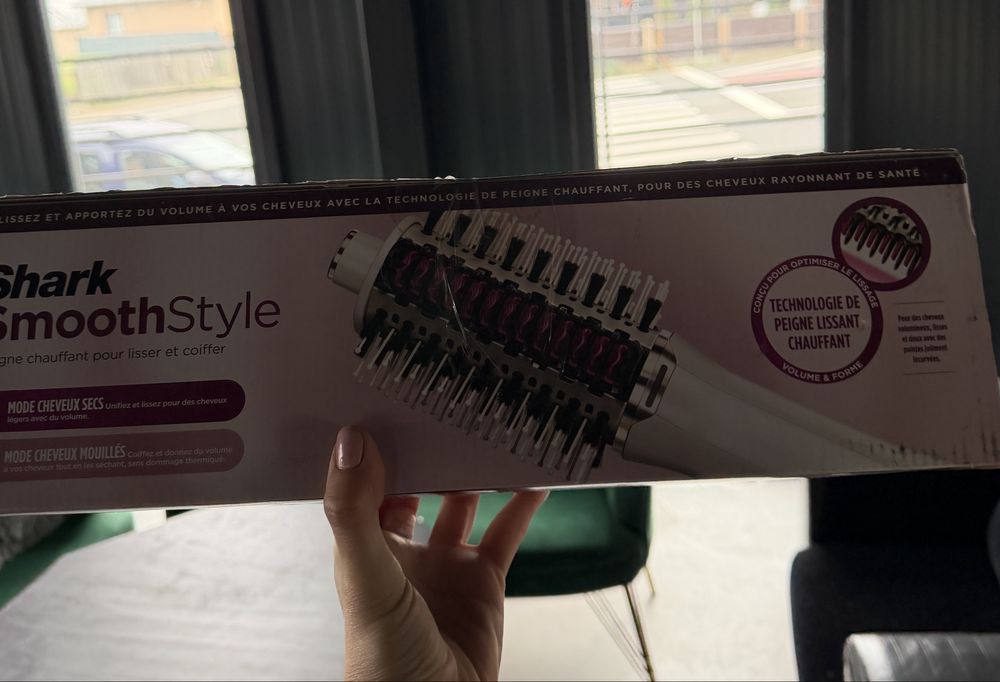 Perie cu aer cald Smooth Style Shark