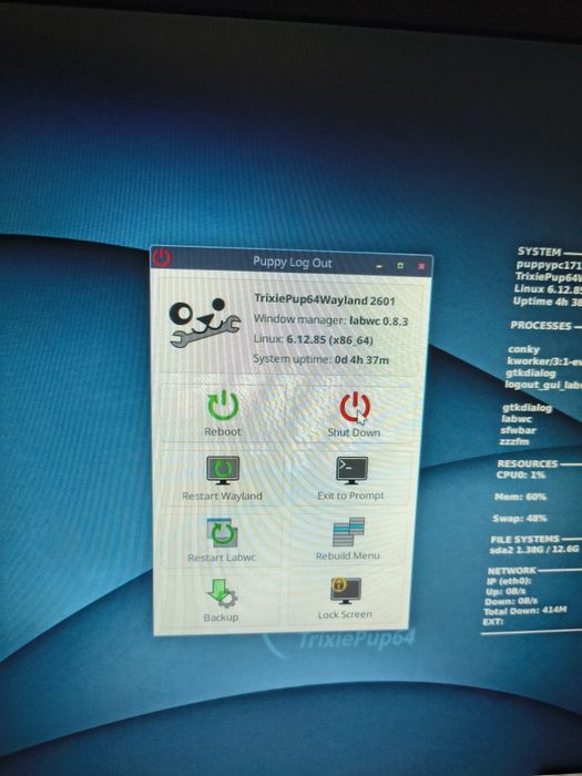 Mini P.C. cu Linux , impecabil