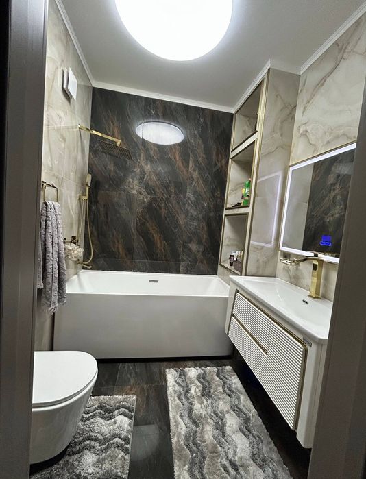 3 комнатная 130м² 3/12 ЖК Nukus Avenue Яккасарай Евролюкс