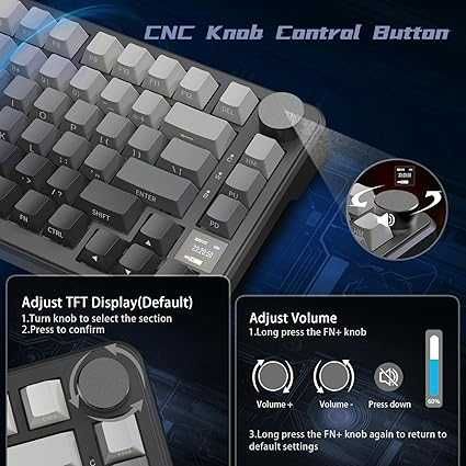 KB Attack Shark X85 PRO Wireless Mechanical Беспр. мех. игр. клав. 1.4