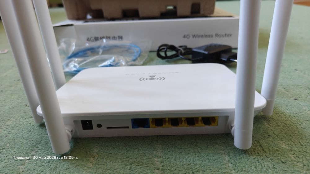 4G рутер Benton, 2 честоти Wifi, 32 устройства макс