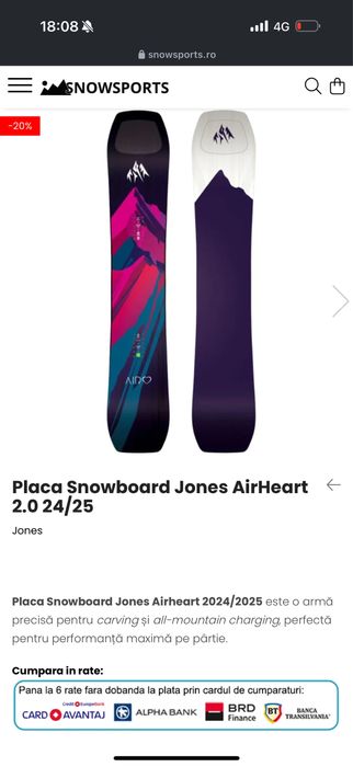 Placa Snowboard noua