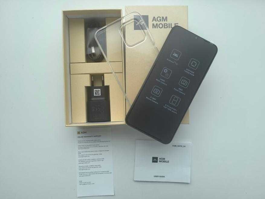 AGM Note N1 16GB RAM, 128GB ROM, 50MP камера, 6.52 инчов 90 Hz екран