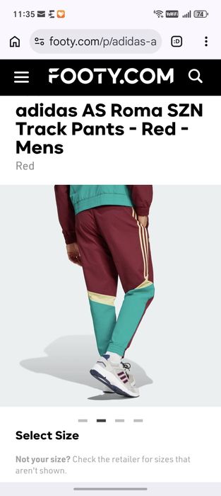 Pantaloni Roma adidas xxl