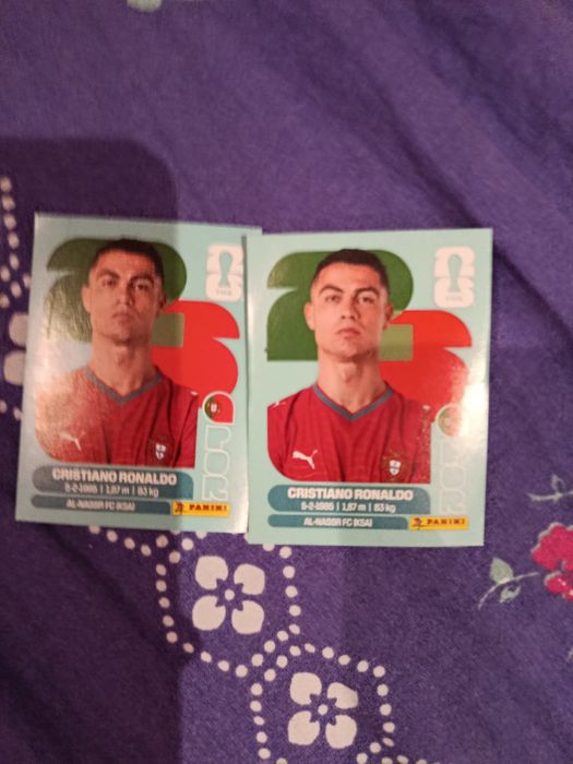 Стикери на Cristiano Ronaldo panini wc 2026