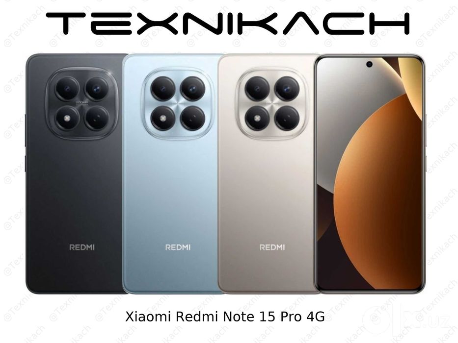 Xiaomi Redmi Note 15 Pro 4G • Yetkazib berish • Tekshirib to‘lash