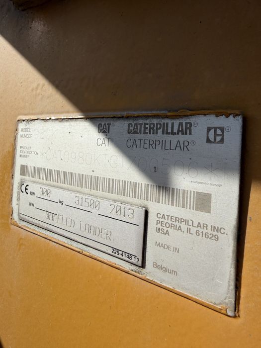 Caterpillar 980k - Incarcator frontal / vola Cat