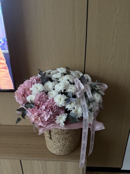 Цветы сегодгя получила