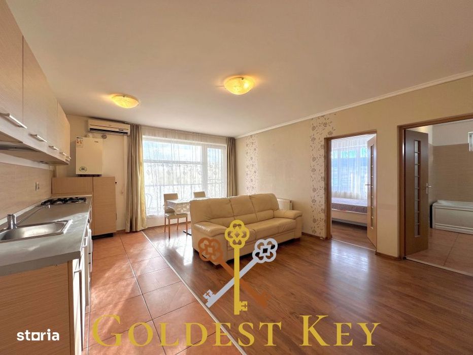 Apartament mobilat si utilat, 2 camere la 55mp si terasa! Zona Petrom