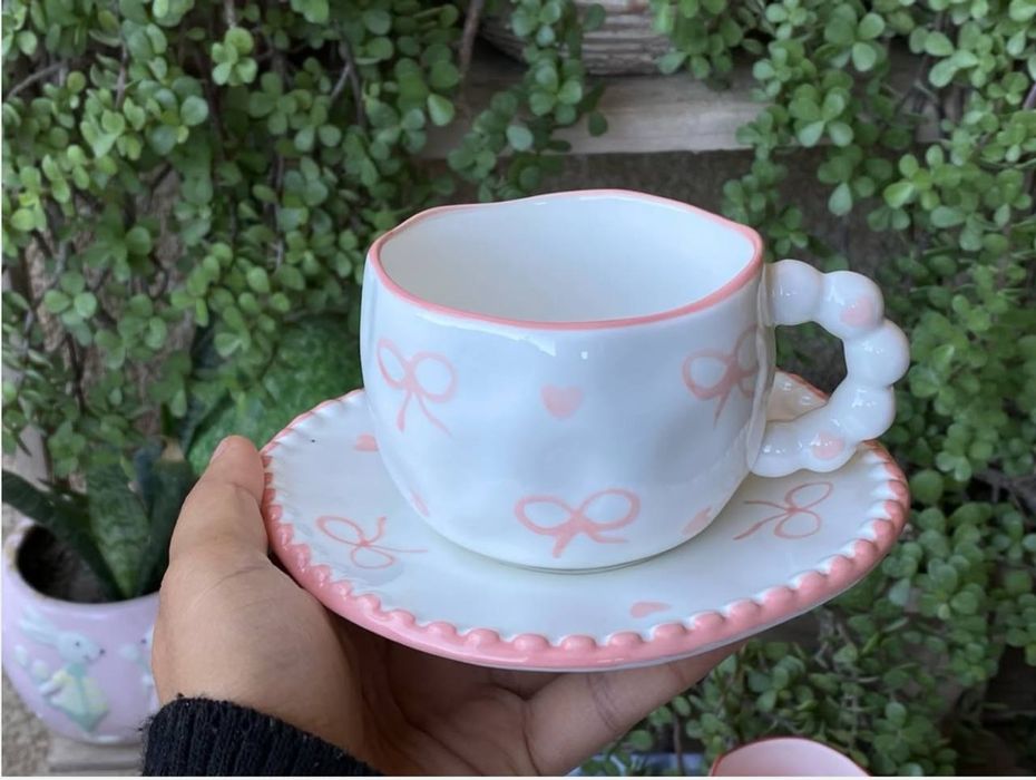 чашка + тарелка chashka tarelka