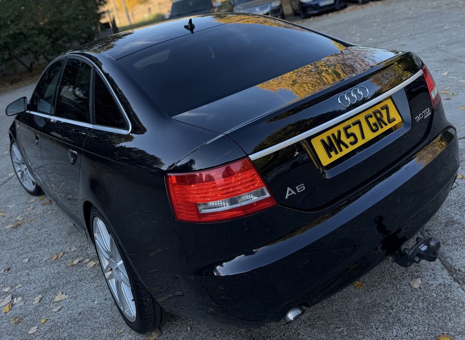 Audi A6 - LeMans - SLine - 2007 - 3.0 TDI - Quattro - Automat - 4x4 - Xenon - Navi Mare - Carte Intreaga - Acte la zi - Usor avariat laterala dreapta