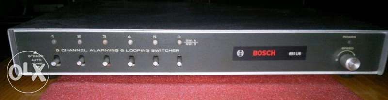 BOSCH 651 U6 - 6 Channel Alarming & Looping Switcher