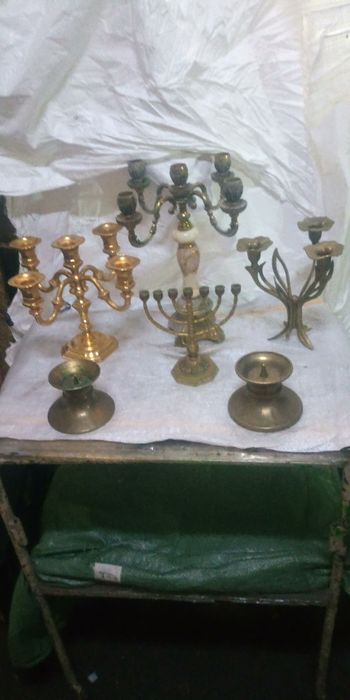 Statueta ingeras din bronz
