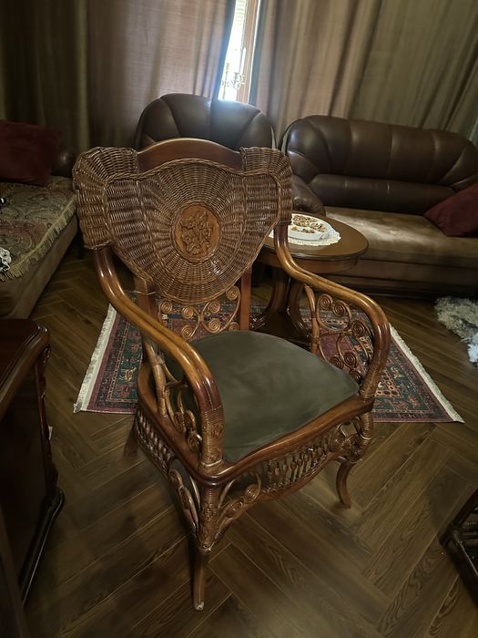 Кресло из ротанга