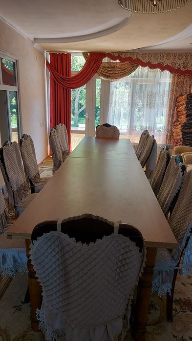 Продам б/у стол стулья, уголок и стенку