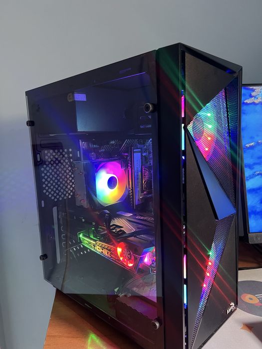 Pc gaming+ montior philips 180hz  rtx 3070:i5 11400F /24gb rami ddr4/ ssd 500gb/ sursa 650w