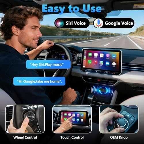 Нов Безжичен CarPlay/Android Auto донгъл с 5GHz Wi-Fi и авто свързване