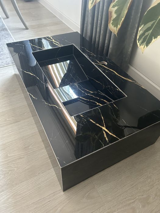 Продавам декоративна мивка от черен гранитогрес – 80/45/20 см