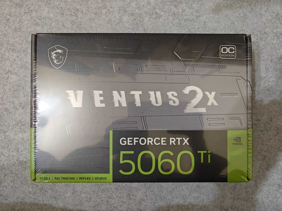 Видеокарта MSI RTX 5060 Ti Ventus 2X OC 8GB GDDR7