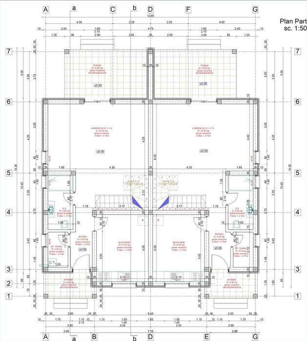 Proprietar vand 1/2 duplex