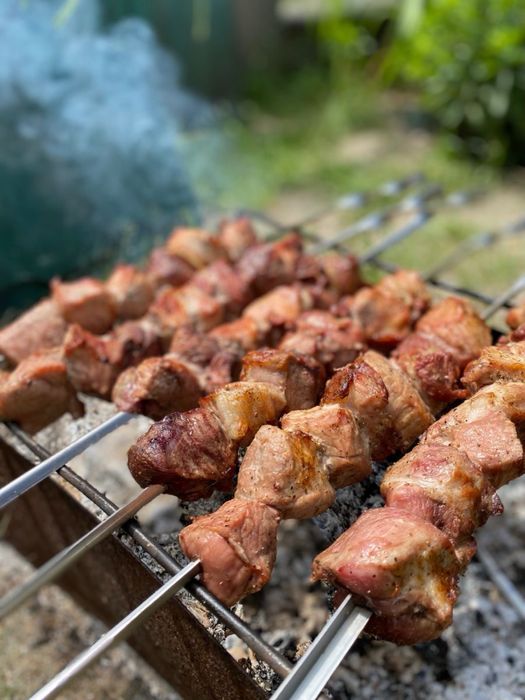 Маринованный сочный шашлык