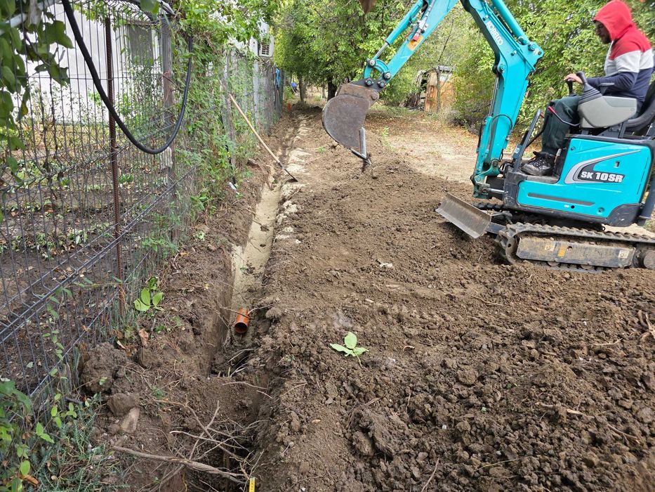 Servicii Miniexcavator Săpături, Fundații, Agregate