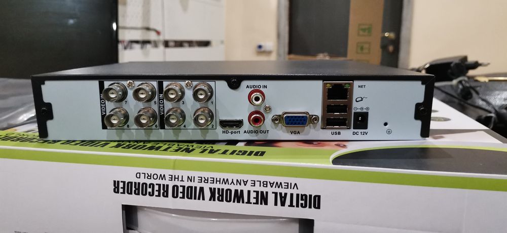 Видеорегистратор на 8 каналов, гибридный, до 2 мп