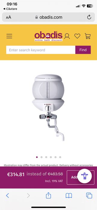 incalzitor boiler apa calda