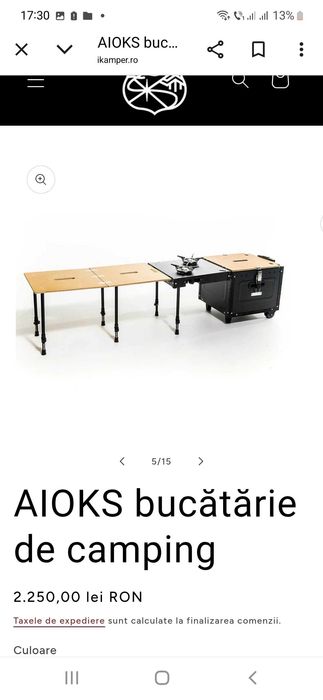 Bucatarie mobila campinf Aioks  noua