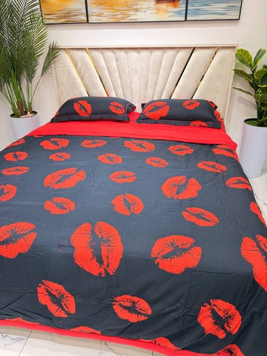 Летний комплект постельного белья с одеялом