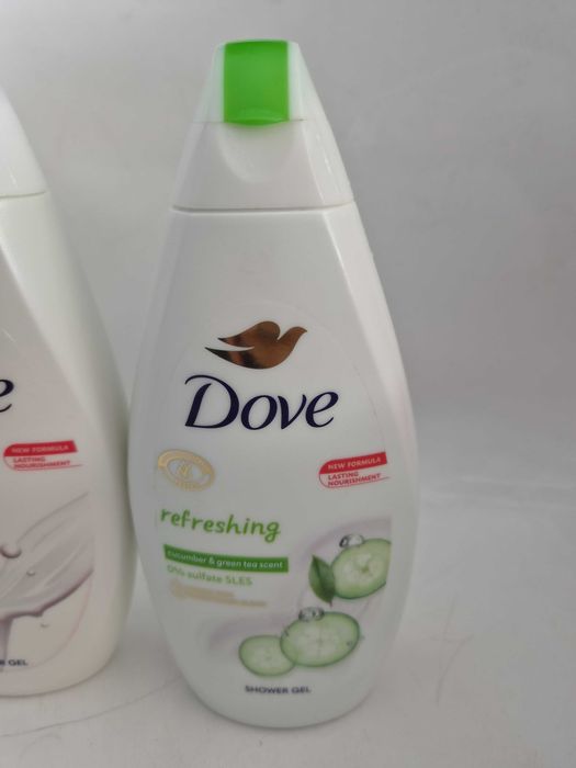 1 бр-4.99€ 2 бр-6.99€ Dove душ гел 450мл, 2 аромата  Description: