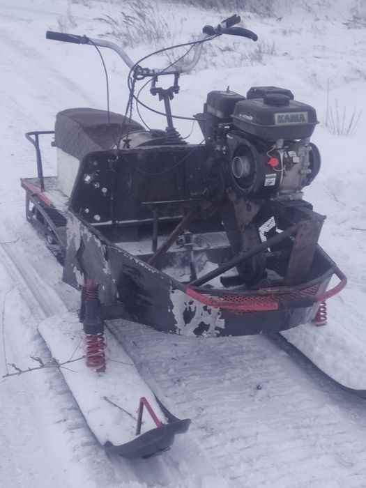 Снегоход с мотоблоком
