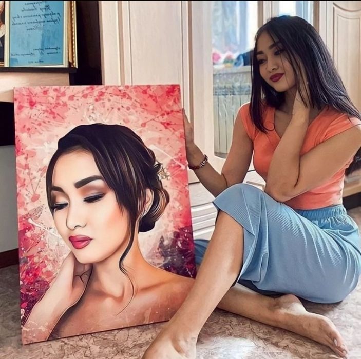 Фото на холсте Астана