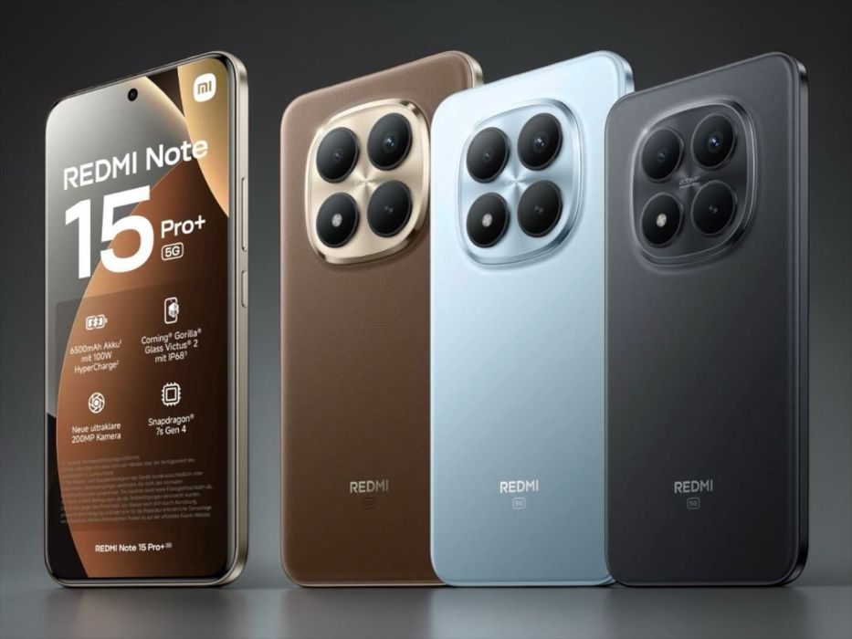 Xiaomi Redmi Note 15 Pro+ 5G 512GB 12RAM Black / Blue / Brown