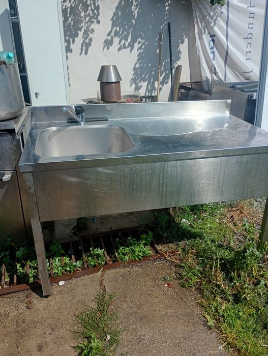Chiuveta inox gros, masa.inox, alte aparate gatit